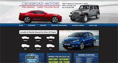 Desktop Screenshot of crossroadmotors.com